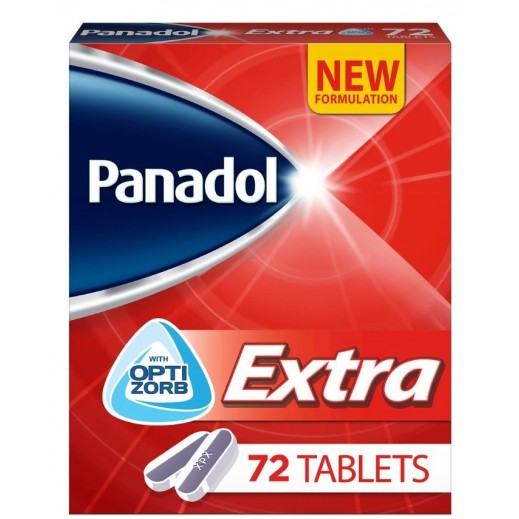 بانادول اكسترا 72 حبه panadol extra